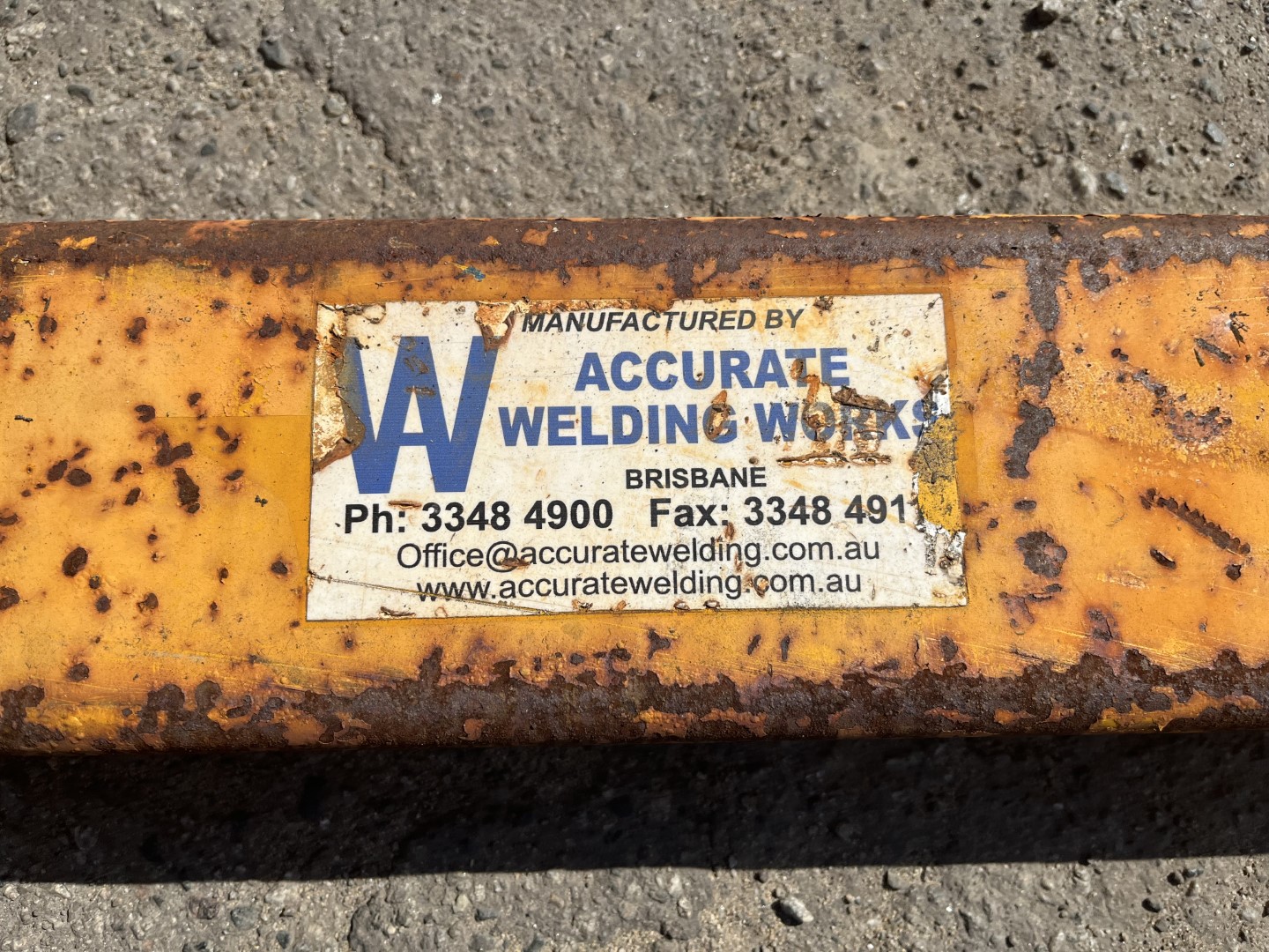 Accurate Welding Works Spreader Bar accurateweldingworks Allused